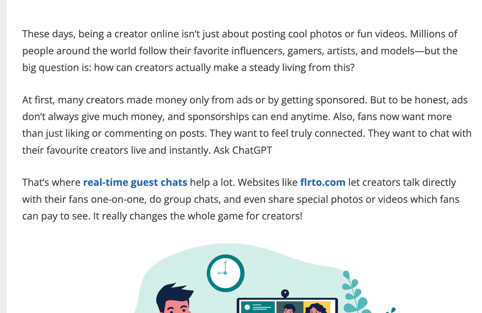 readree.com feature of teenchatroom.fun